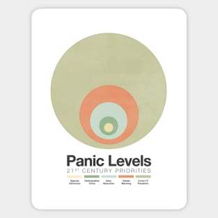 Panic Levels Sticker